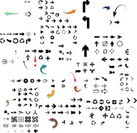 多样箭头图标集合