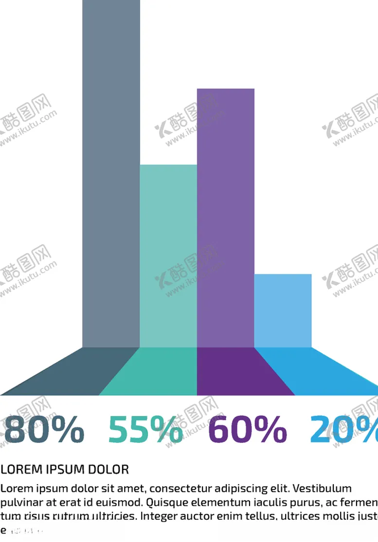 编号：91923905070900236310【酷图网】源文件下载-矢量彩色商务办公图表
