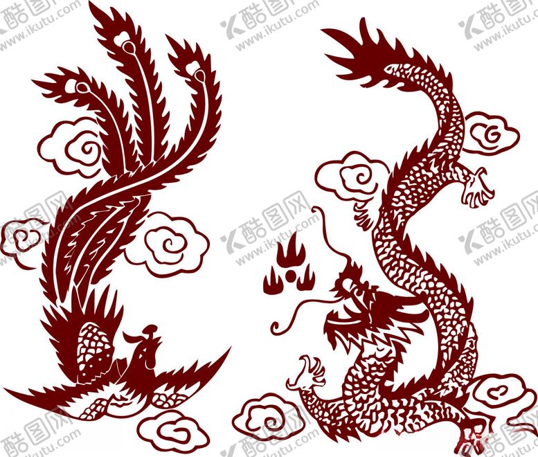 编号：73122612180949057771【酷图网】源文件下载-龙凤