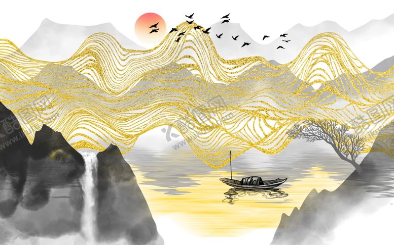 编号：83704207010629594966【酷图网】源文件下载-水墨画