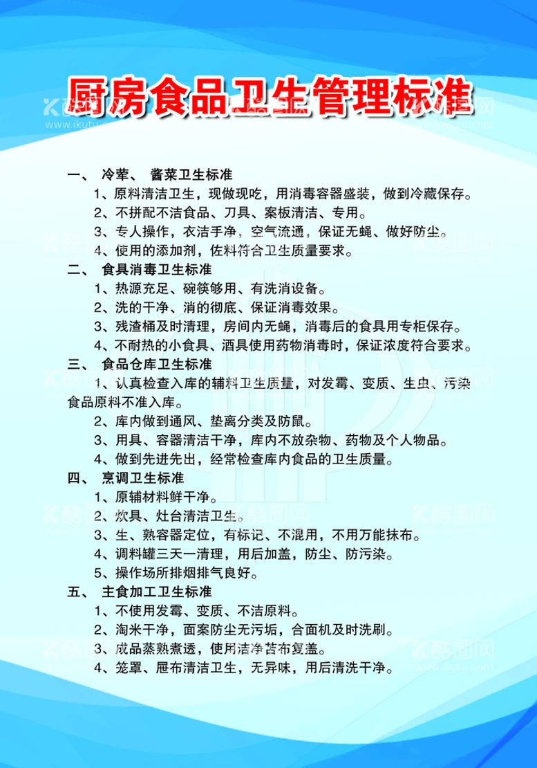 编号：38140509181340298457【酷图网】源文件下载-厨房食品卫生管理制度