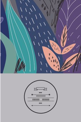 植物抽象装饰画图案