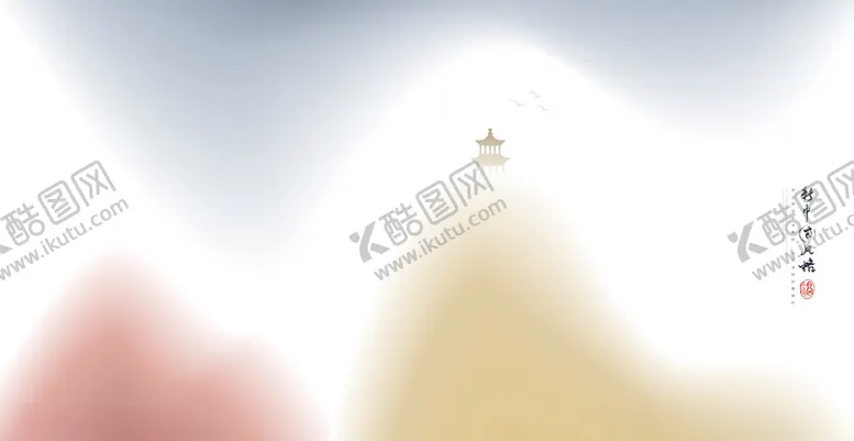 编号：70473002181934508416【酷图网】源文件下载-国风水墨禅意背景