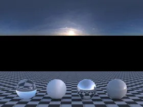 C4D天空贴图HDR贴图写实环境hdr环境三维建模白云