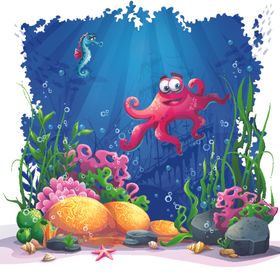海底乐园生物水底乐园水草