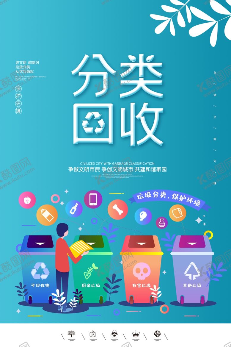 编号：53273810100214134553【酷图网】源文件下载-垃圾分类