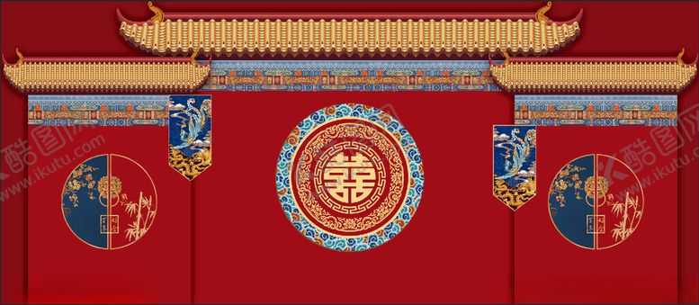 编号：44313111131632577447【酷图网】源文件下载-中式婚礼