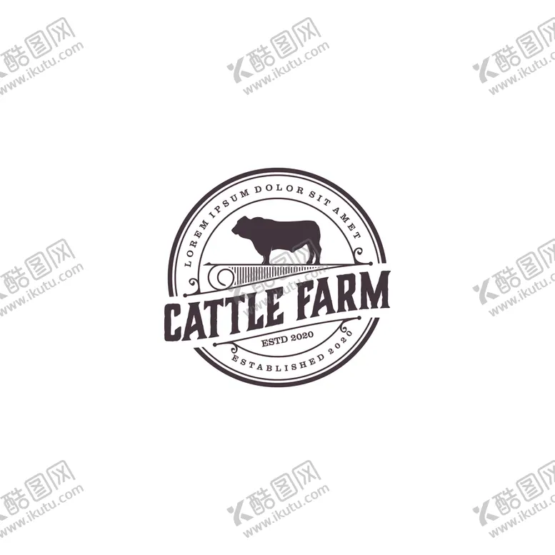 编号：97207509140803372167【酷图网】源文件下载-牛头标志