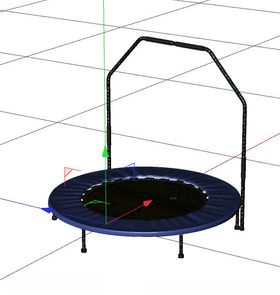 C4D模型蹦床