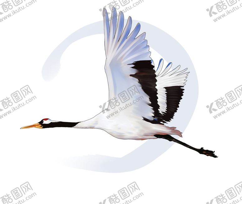 编号：70263505120815547588【酷图网】源文件下载-中国风仙鹤丹顶鹤古风古典元素图