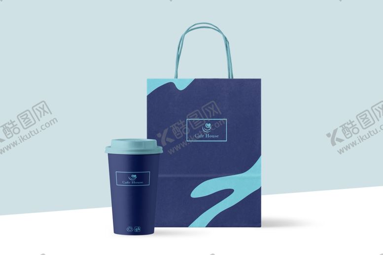 编号：11629310111956504179【酷图网】源文件下载-手提袋杯子效果图