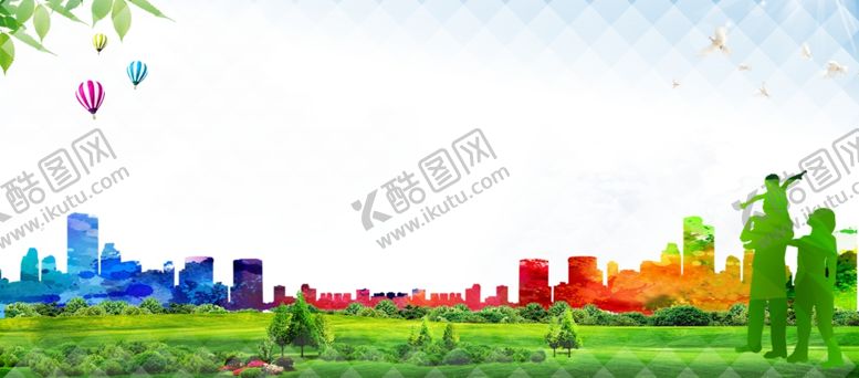 编号：29906611012028525392【酷图网】源文件下载-蓝天城市