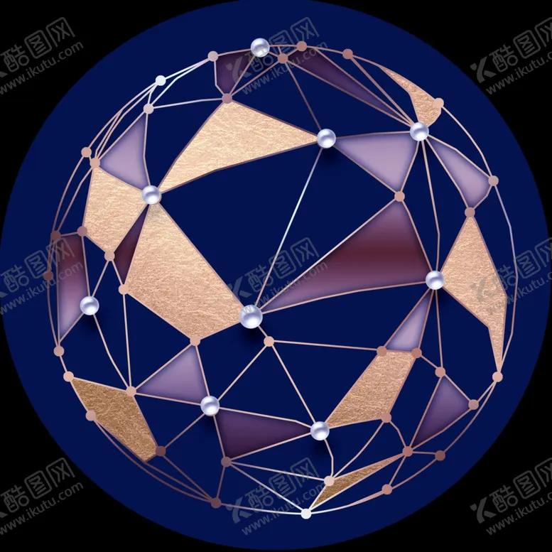 编号：38892212201802283024【酷图网】源文件下载-金箔球立体圆形挂画装饰画