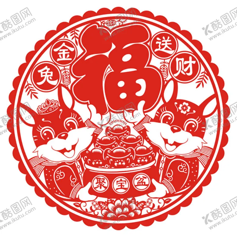 编号：36281710072155352580【酷图网】源文件下载-窗花模板 