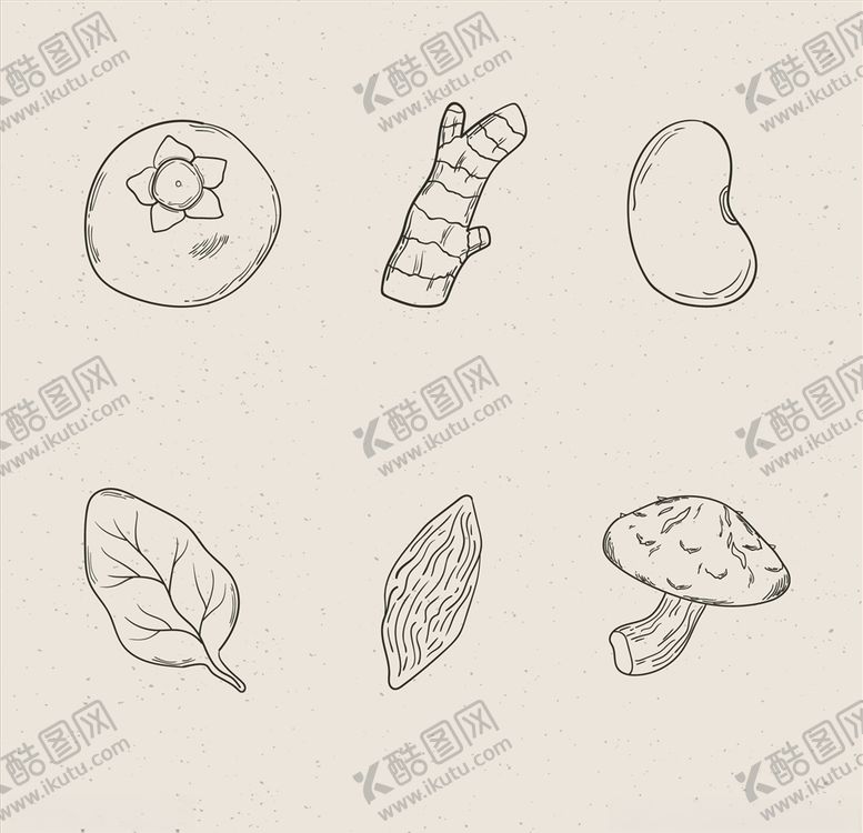 编号：41523409160127125636【酷图网】源文件下载-矢量厨房蔬菜食品素材