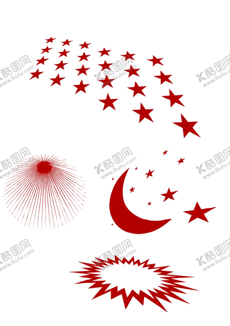 编号：12034709150422154352【酷图网】源文件下载-月亮星星繁星宇宙