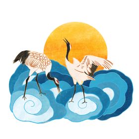 仙鹤元素