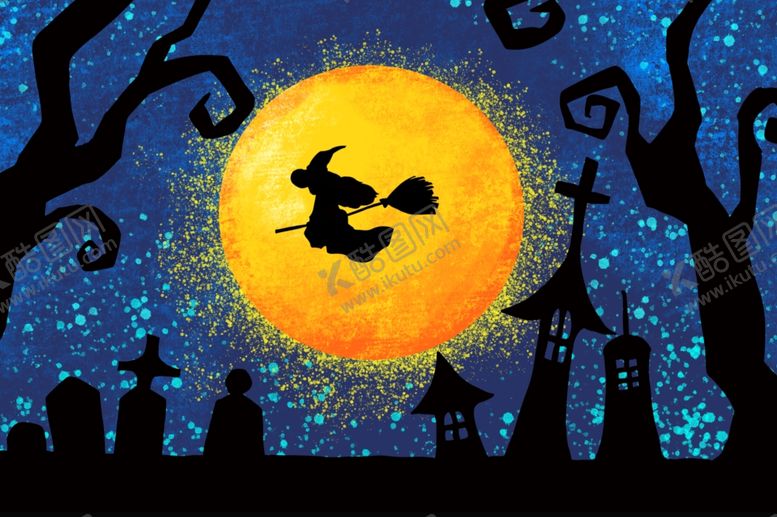 编号：41350309231453287750【酷图网】源文件下载-万圣节插画