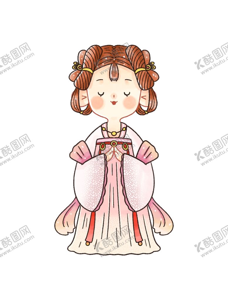 编号：92640709270847115076【酷图网】源文件下载-水彩人物卡通插画