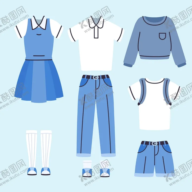 编号：58439109250500085814【酷图网】源文件下载-校服