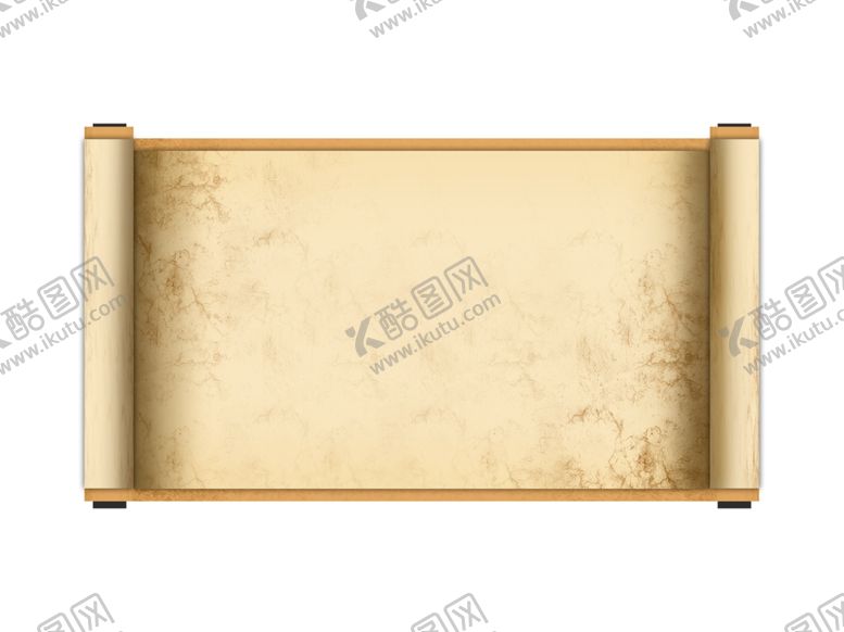 编号：10213709190036161904【酷图网】源文件下载-牛皮纸卷轴