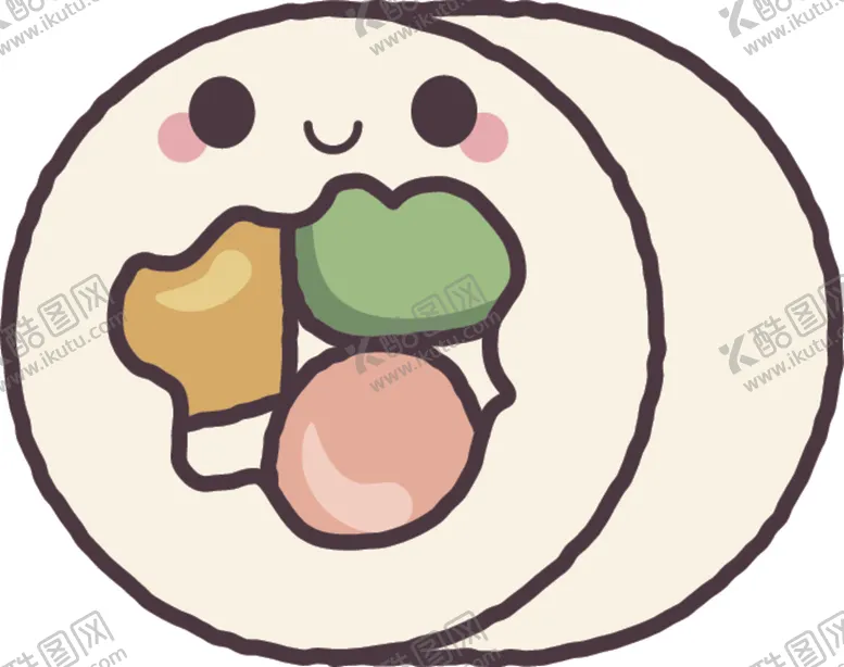 编号：69665807010428369297【酷图网】源文件下载-卡哇伊美食
