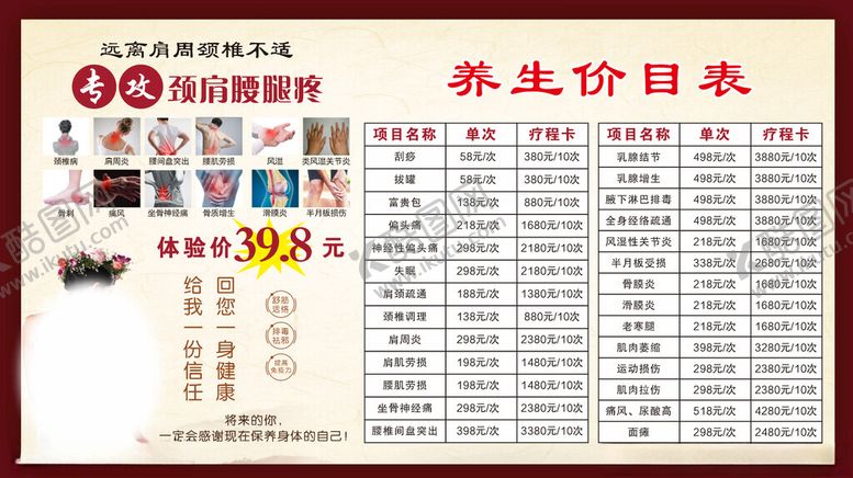 编号：29728001251839118716【酷图网】源文件下载-颈肩椎养生海报
