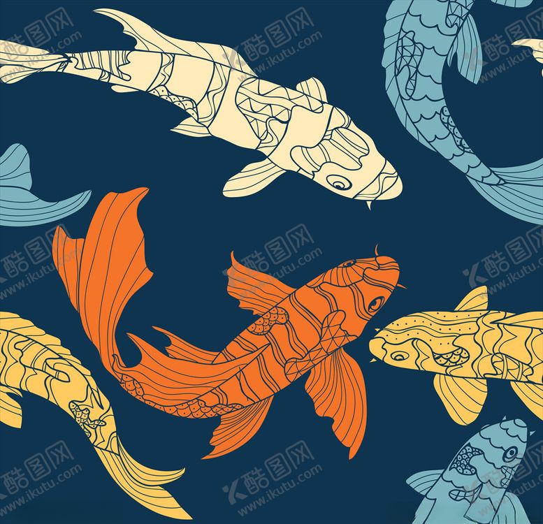 编号：68302009190100069796【酷图网】源文件下载-手绘鱼