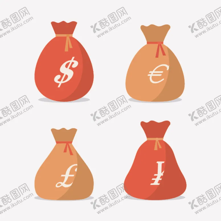 编号：84082612100500106007【酷图网】源文件下载-金币钱袋图片