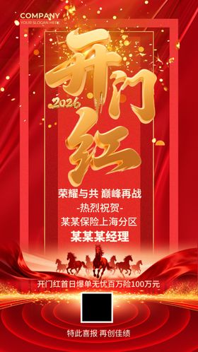 金融保险开门红出单业绩表彰喜报