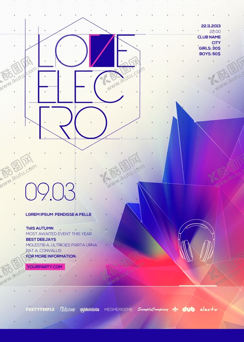 编号：21630409140248131705【酷图网】源文件下载-国外潮流促销时尚海报