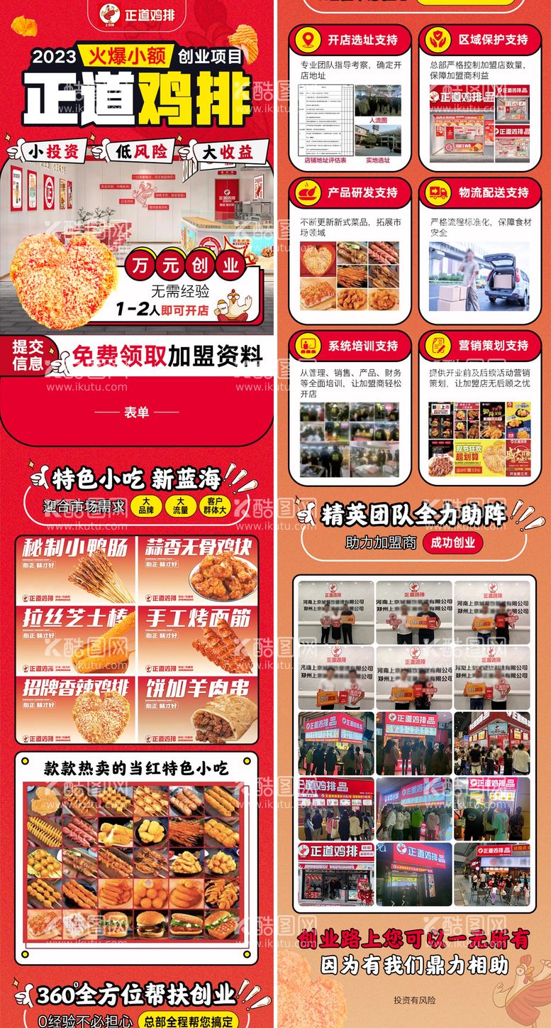 编号：93489711220256309689【酷图网】源文件下载-餐饮美食招商详情页