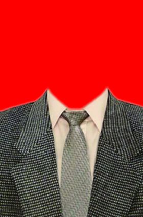 男士西装证件照