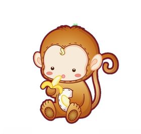 情侣猴子矢量