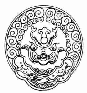 中式花边图案