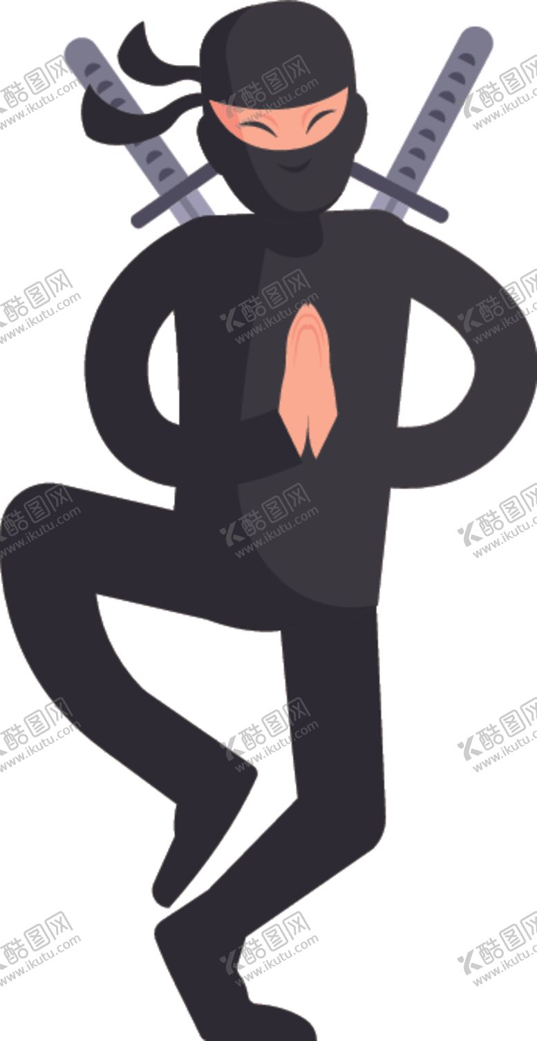 编号：62562906240638014410【酷图网】源文件下载-卡通忍者
