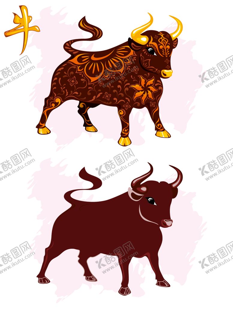 编号：65728109160033065709【酷图网】源文件下载-2021金牛 牛矢量图 牛剪纸