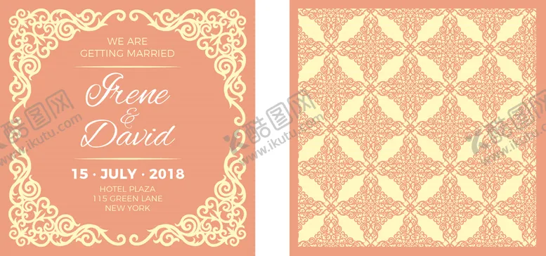 编号：65756609200936105942【酷图网】源文件下载-花卉邀请卡