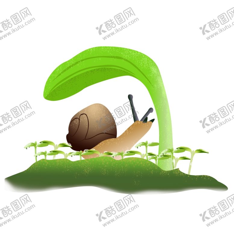 编号：66819103281004469166【酷图网】源文件下载-蜗牛插画素材