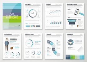 多样商务图表设计模板