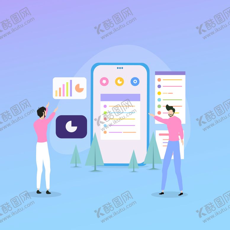 编号：39190901271046097427【酷图网】源文件下载-互联网扁平插画