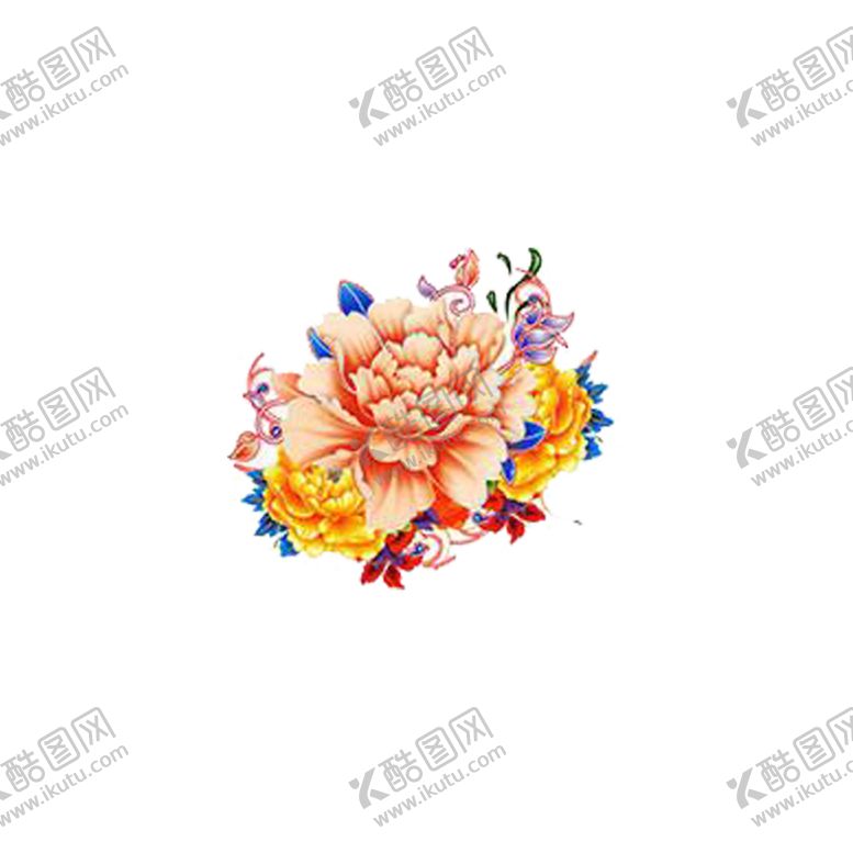 编号：22673610031325116377【酷图网】源文件下载-牡丹花