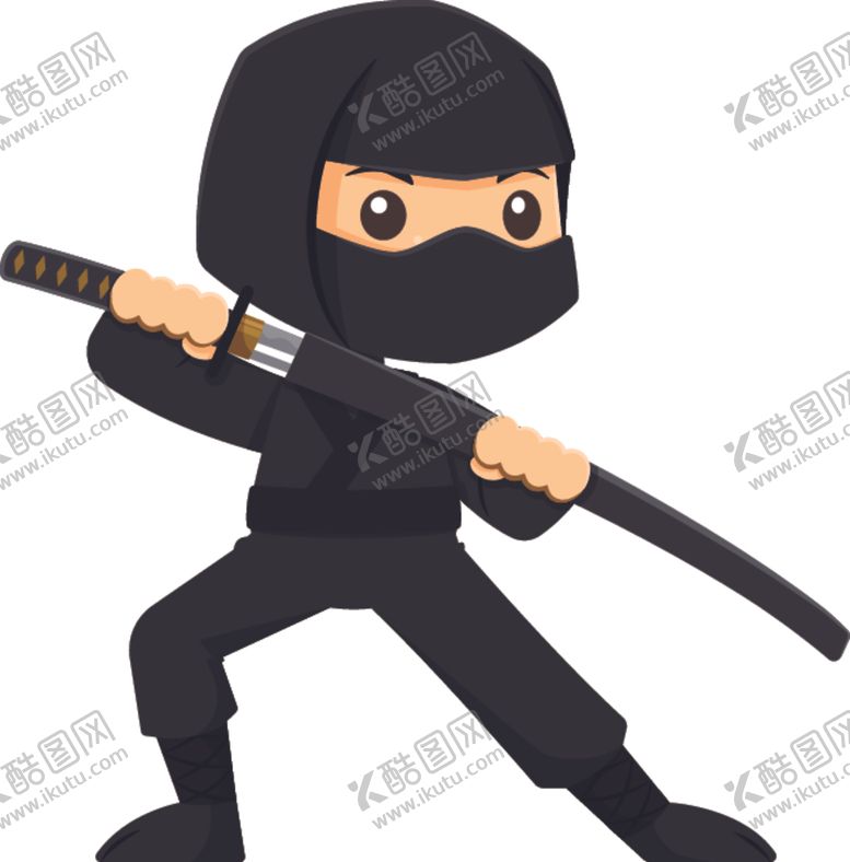编号：59448805081022044131【酷图网】源文件下载-卡通忍者