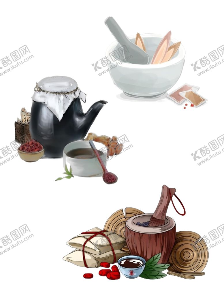 编号：59023501260001202311【酷图网】源文件下载-中药图片