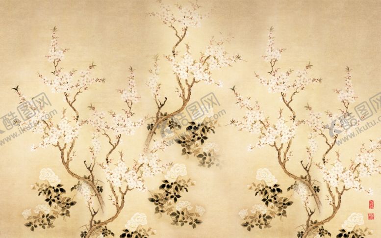 编号：63483210300240158108【酷图网】源文件下载-装饰画背景墙