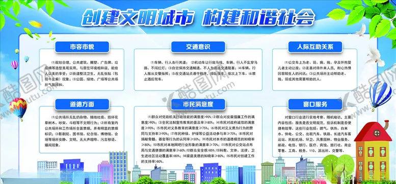编号：21535505010024123651【酷图网】源文件下载-文明城市