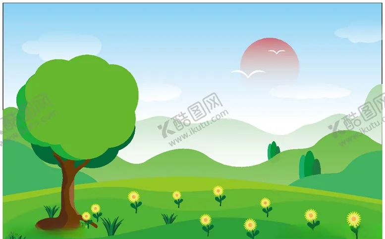 编号：61393106280154271804【酷图网】源文件下载-自然风景插画