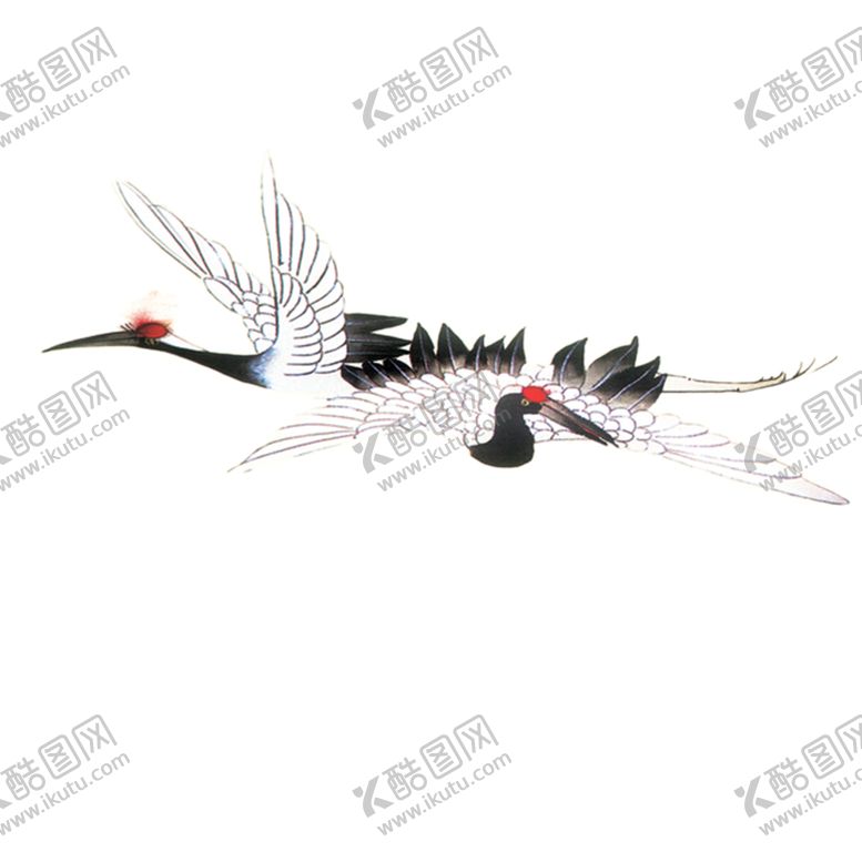 编号：47604206301307044197【酷图网】源文件下载-中国风白鹤