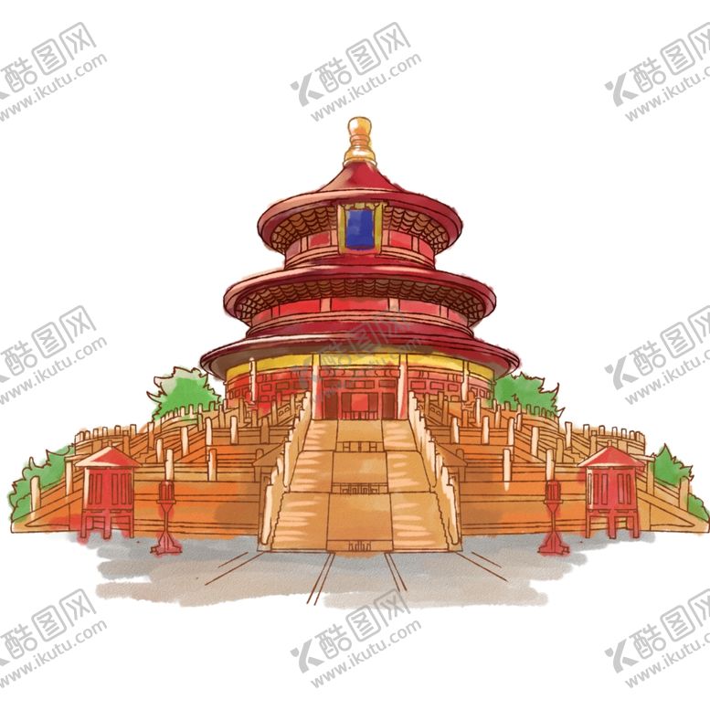 编号：69172205012137422299【酷图网】源文件下载-天坛插画