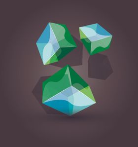 3D立体梦幻背景